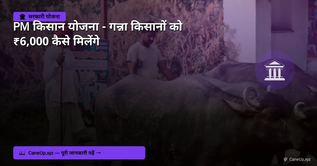 PM किसान योजना 2026 — गन्ना किसानों को ₹6,000 कैसे मिले