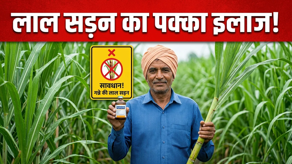 स्ट्रेप्टोसाइक्लिन + कॉपर ऑक्सीक्लोराइड: गन्ने की लाल सड़न का सबसे पक्का स्प्रे