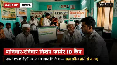 शनिवार व रविवार को विशेष डिजिटल फार्मर ID कैंप — सभी CSC केंद्रों पर बिना शुल्क आधार लिंकिंग