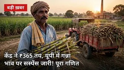 FRP vs SAP समझिए: 1 अक्टूबर से गन्ने का केंद्रीय भाव ₹365 लागू, यूपी के SAP पर सस्पेंस — किसानों को क्या मिलेगा