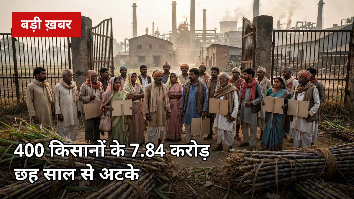 महराजगंज: गड़ौरा चीनी मिल में 400 किसानों के 7.84 करोड़ अटके, 6 साल बाद जांच शुरू — आपूर्ति रोकने की चेतावनी