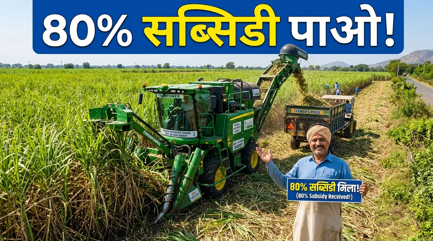 गन्ना कटाई मशीन 80% सब्सिडी लॉटरी लिस्ट जारी — ऐसे चेक करें अपना नाम!
