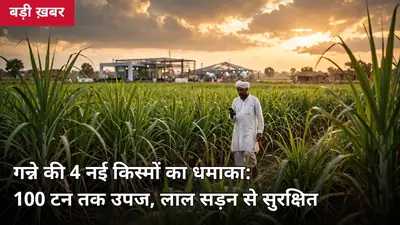 इंटरनेशनल ट्रेड शो में गन्ने की 4 नई किस्मों का धमाका: 100 टन तक उपज, लाल सड़न रोग से भी सुरक्षित