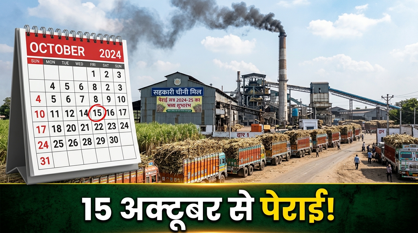 पेराई 15 अक्टूबर 2026 से पक्का — CM योगी ने दिया strict deadline, किसान अभी करें ये 5 काम