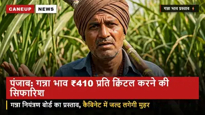 पंजाब गन्ना नियंत्रण बोर्ड की सिफारिश — आगामी पेराई सत्र के लिए ₹410 प्रति क्विंटल हो गन्ना भाव