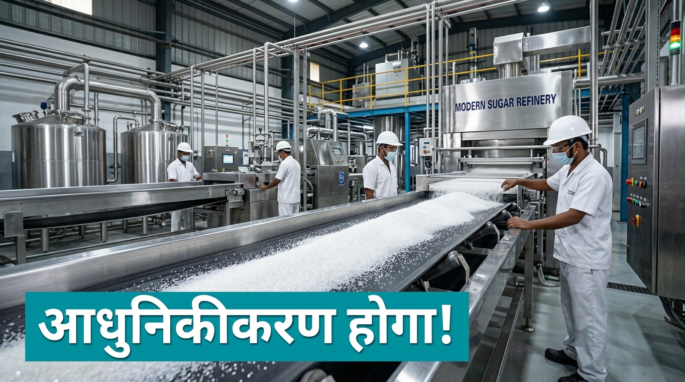 सहकारी चीनी मिलों में लगेंगे रिफाइंड प्लांट — निजीकरण नहीं, होगा आधुनिकीकरण! किसानों को बड़ा फायदा