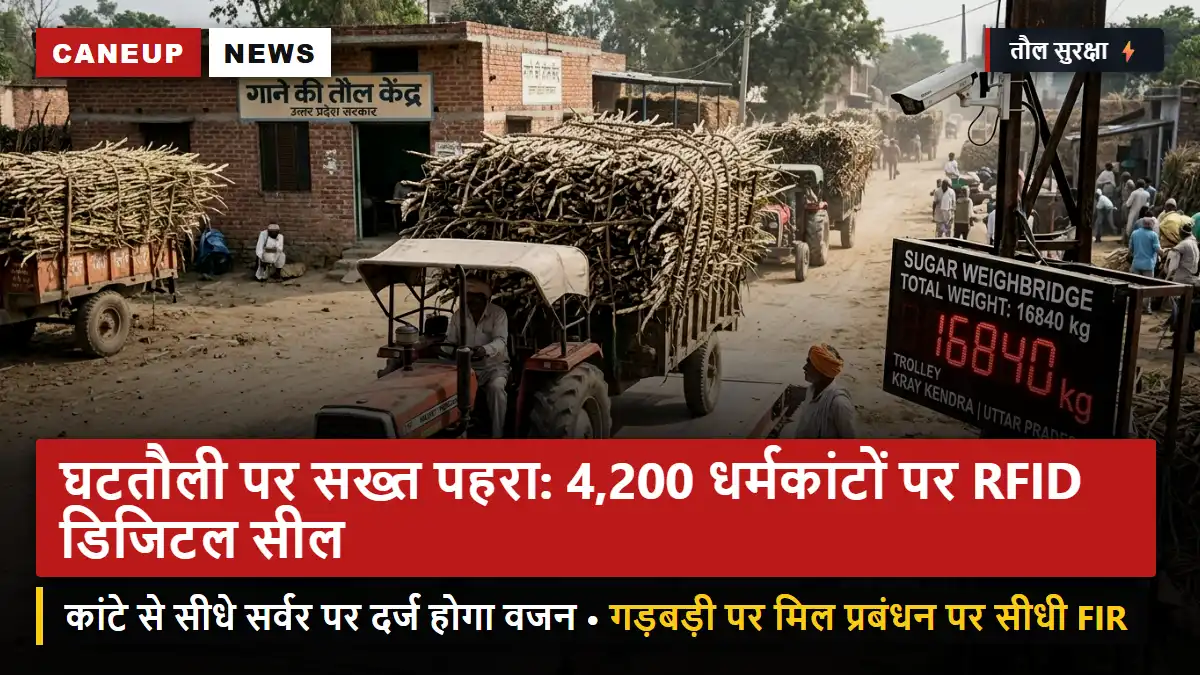 घटतौली पर लगाम: 4,200 धर्मकांटों पर डिजिटल लोड-सेल व RFID सील अनिवार्य — बाट एवं माप विभाग ने शुरू किया सघन जांच अभियान