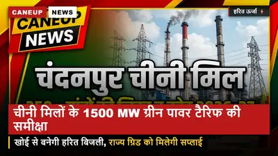 चीनी मिलों के 1,500 मेगावाट बायोमास ग्रीन पावर टैरिफ की समीक्षा — पेराई सत्र में निर्बाध ग्रिड सप्लाई