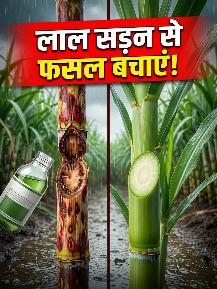 गन्ने की लाल सड़न (Red Rot) से फसल बचाने के 5 उपाय